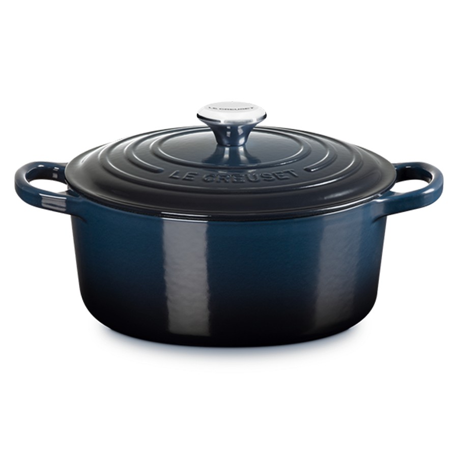 Le Creuset Round Casserole Nuit 22 cm Image