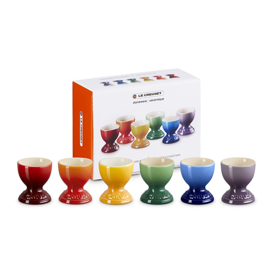 product image Le Creuset Set of 6 Egg Cups Rainbow 