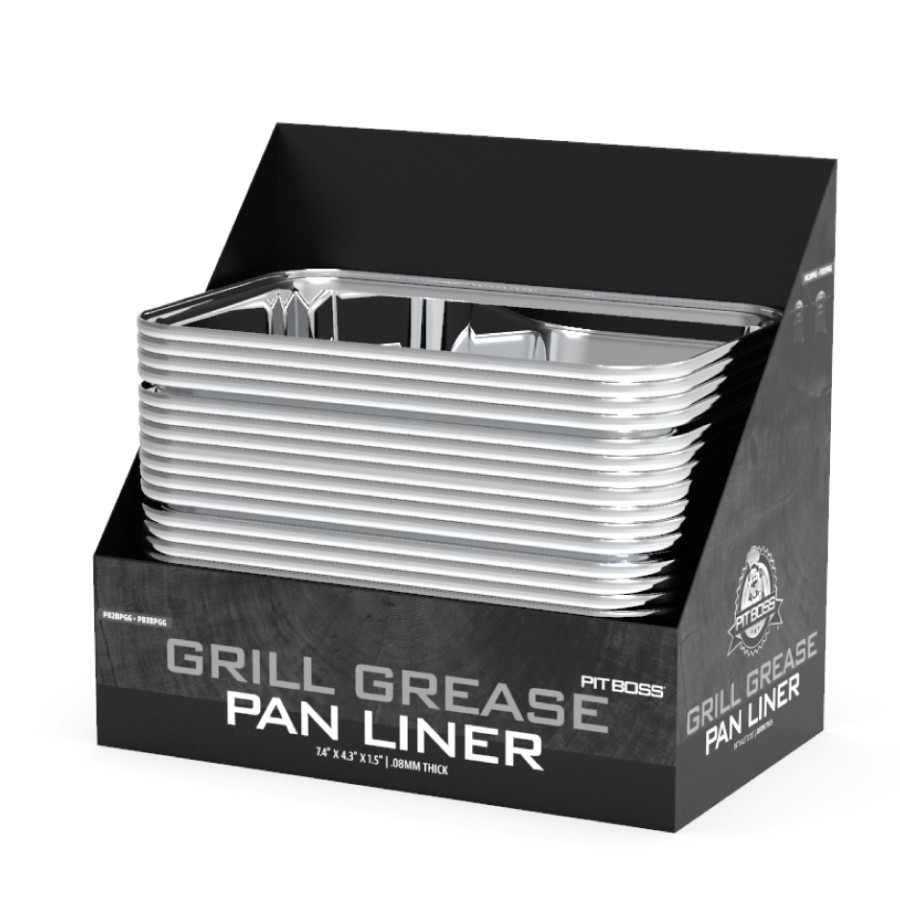 product image Pit Boss Foil Tray Liner (6-Pack) Compatible with Sportsman 2 & Sportsman 3