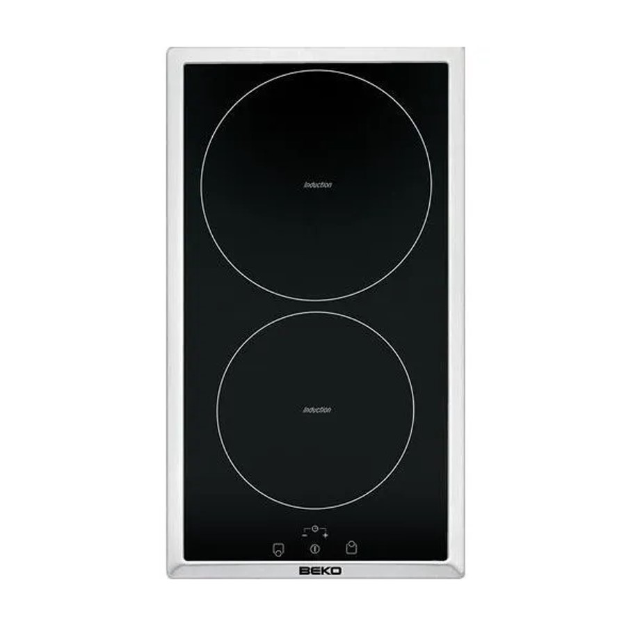 product image Beko Hob Induction 2 Zone Black+S/Steel H 9 cm x W 29 cm x D 59 cm
