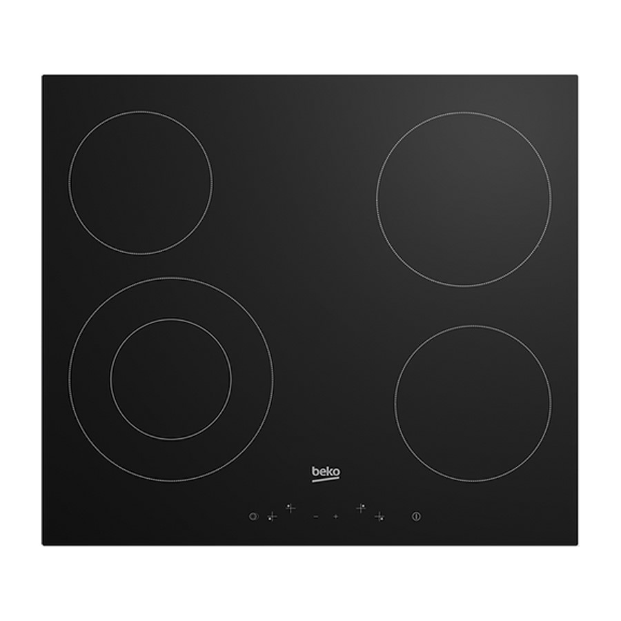 product image Beko Hob Ceramic 4 Zones Black H 3.70 cm x W 58 cm x D 51 cm