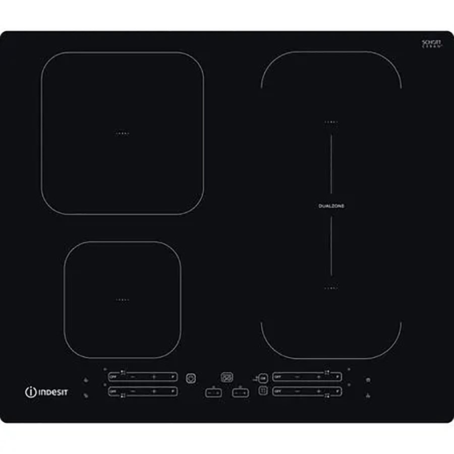 product image Indesit Hob Induction Black Glass 60 cm H 5.4cm x D 51.0cm x W 59.0cm