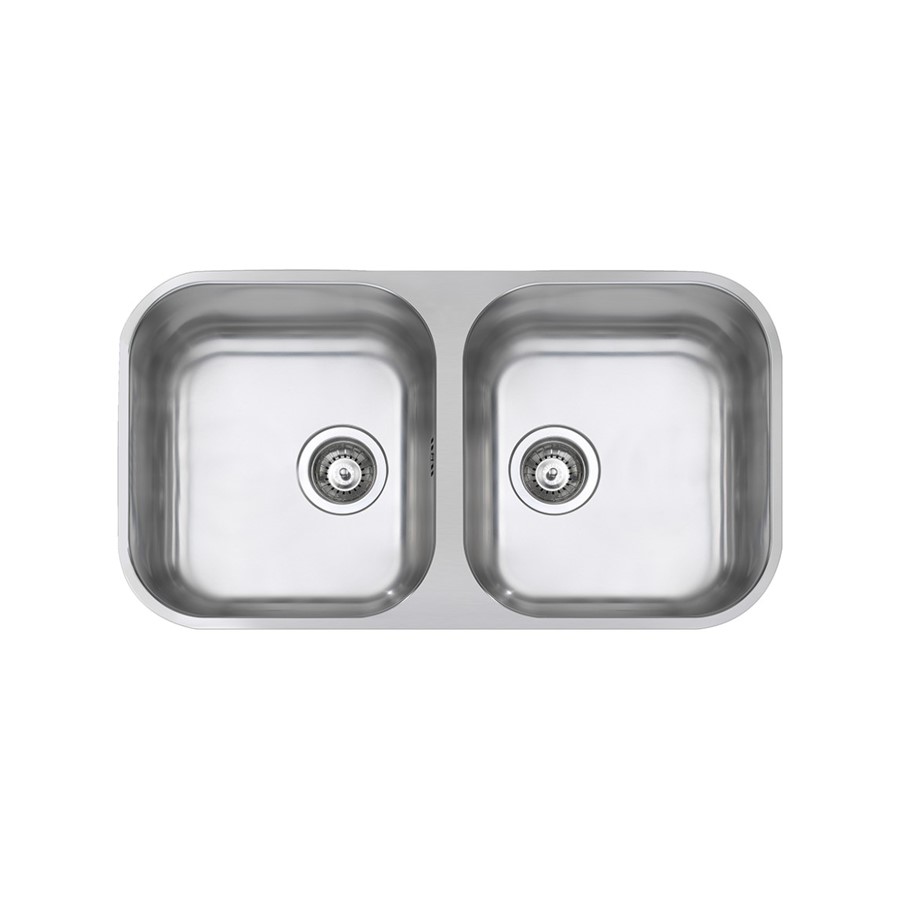 product image Foster Sink Elettra 2 Bowls 78.4 x 42.4 Undermount Stainless Steel