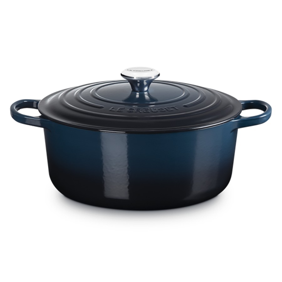 Le Creuset Round Casserole Nuit 28 cm Image