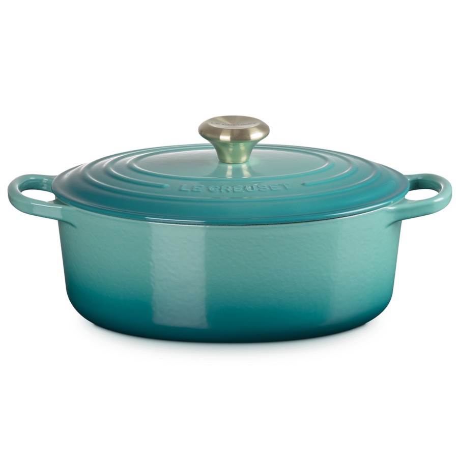 product image Le Creuset Oval Cass. Blue Riviera 29 cm 