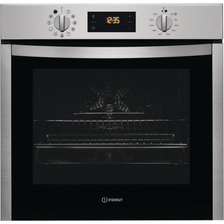 product image Indesit Oven Electric 11 Function S/S H 59.5cm x D 57.5cm x W 59.5cm