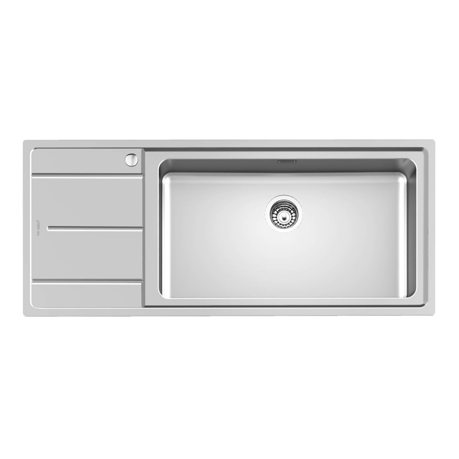 product image Foster Sink Evo Stndard S/Steel 8mm Edge 116 x 50 cm