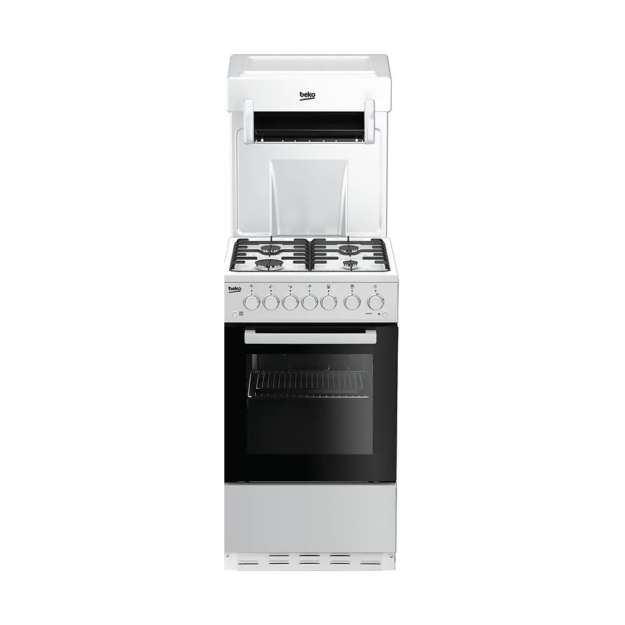 product image Beko Cooker Gas with Top Grill White H 146.00 cm x W 50.00 cm x D 60.00 cm