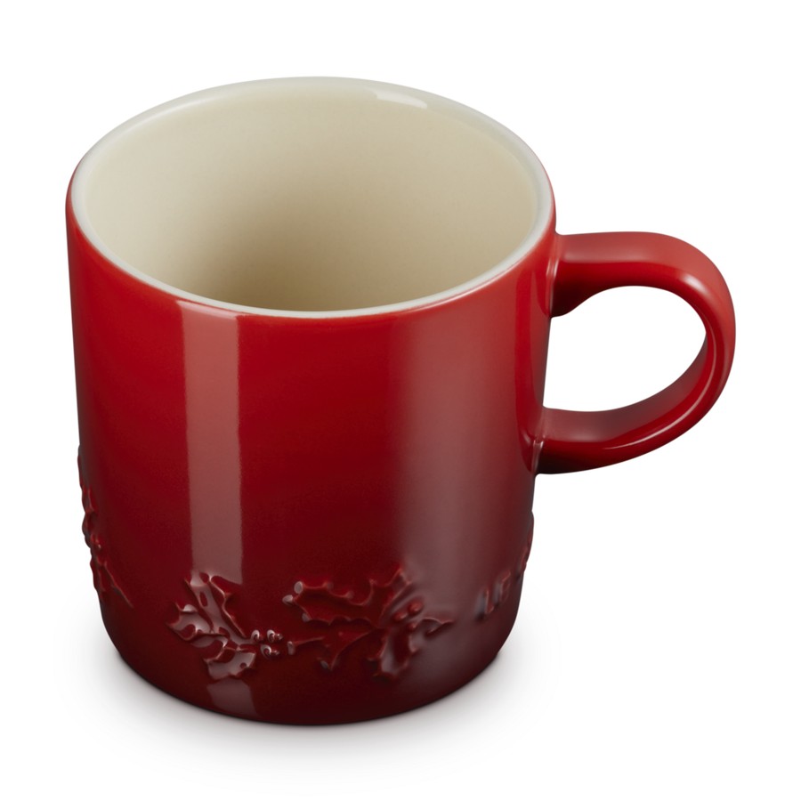 product image Le Creuset Holly Coffee Mug Cerise 350ml 