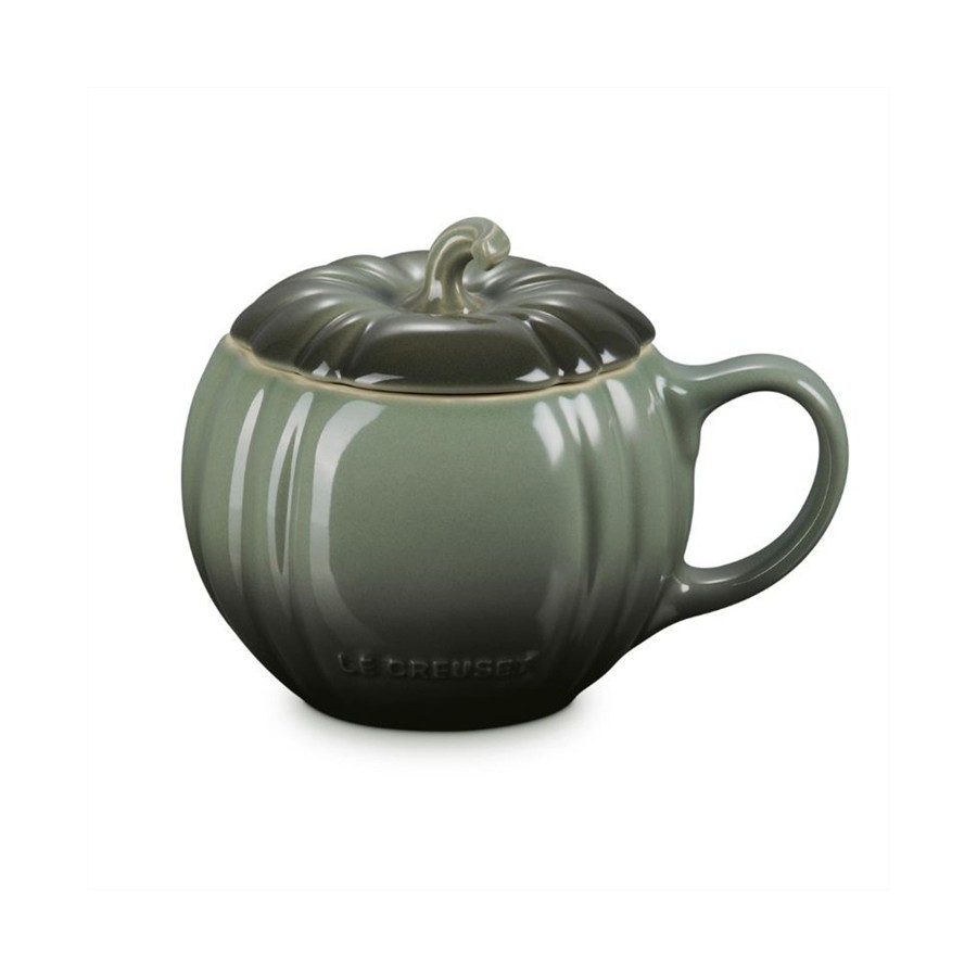 product image Le Creuset Pumpkin Mug+Lid Thyme 400 ml 