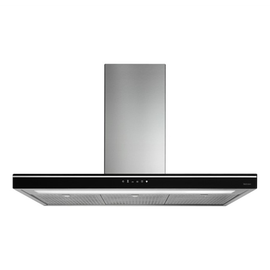product image Falmec Island Hood Luce Black Glass 90cm Ral 9005 220-240V 50-60Hz 800 m3/h With Filter