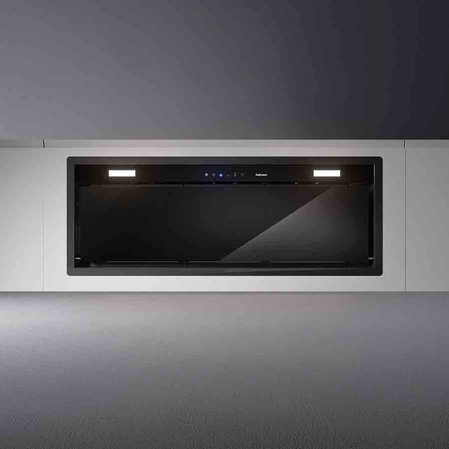 product image Falmec Hood Incasso Murano Black Glass 70 cm Ral 9005 220-240V ~ 50-60Hz 800 m3/h With Filter Falmec Pack