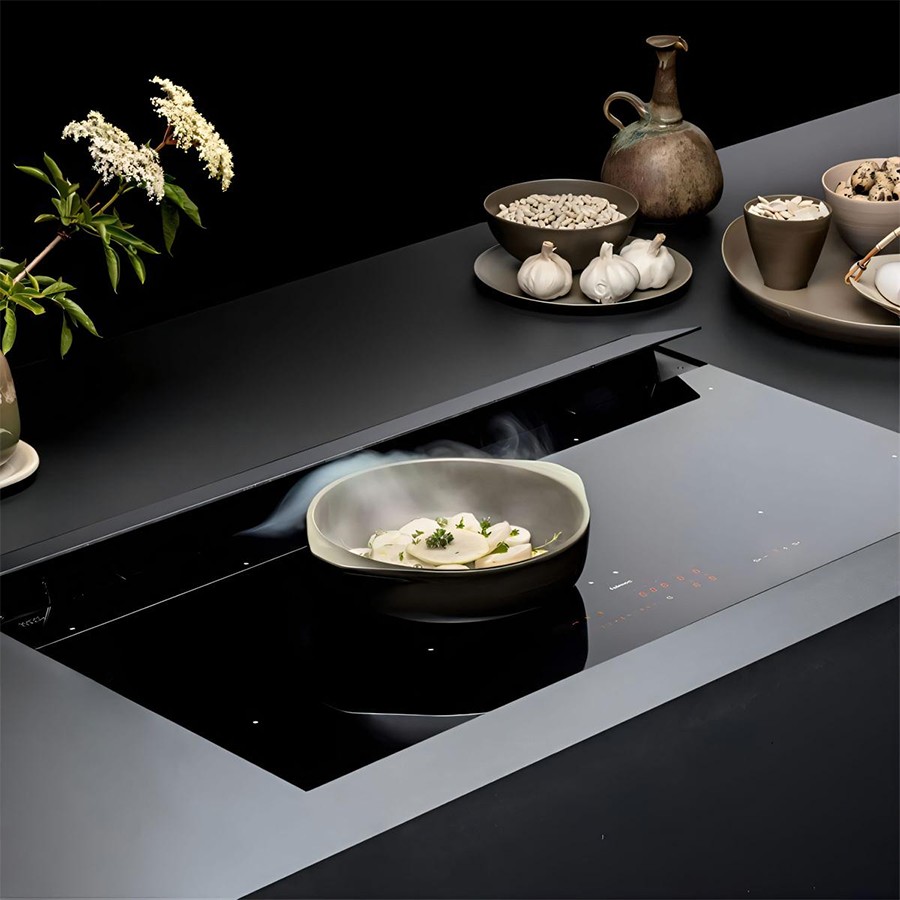 product image Falmec Hob Brera Glass Black 90 cm Duct Out - without filter