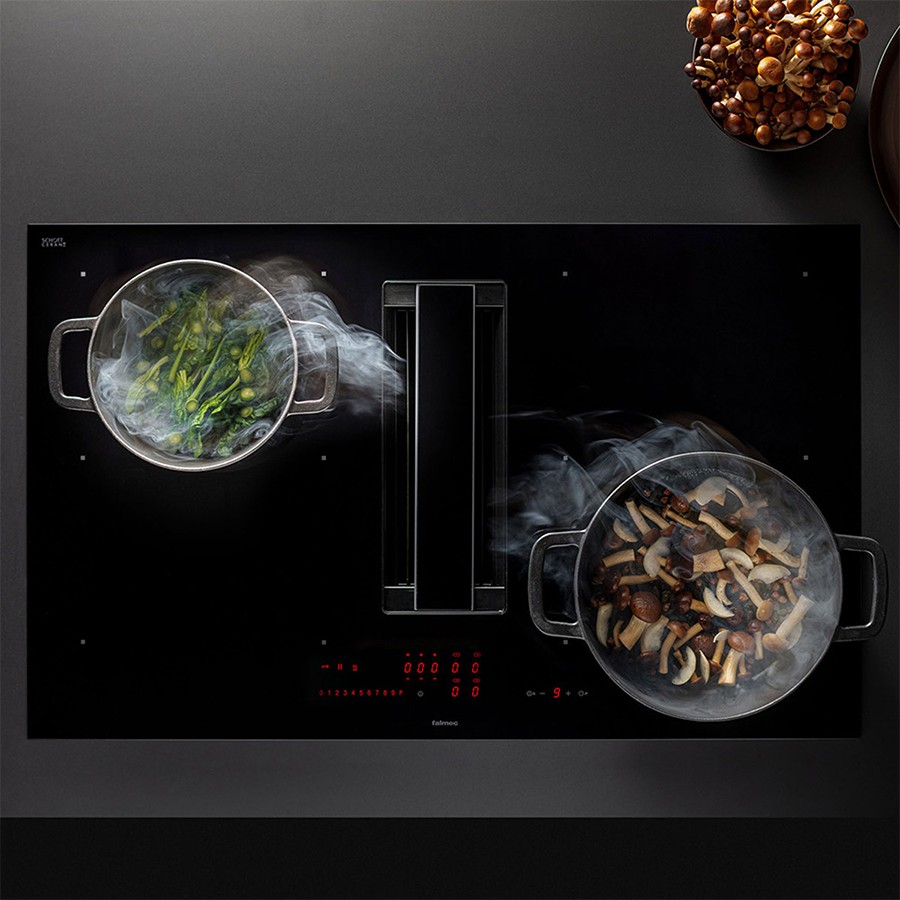 product image Falmec Hob Aspirsation Zero Black 84 cm Duct Out - without filter