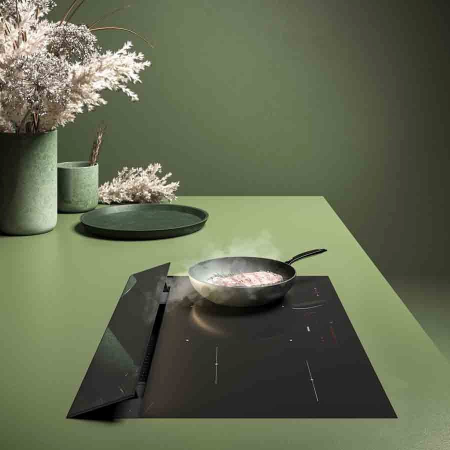 product image Falmec Brera AspirationHob Matt Blk 75cm Duct Out - Without Filter