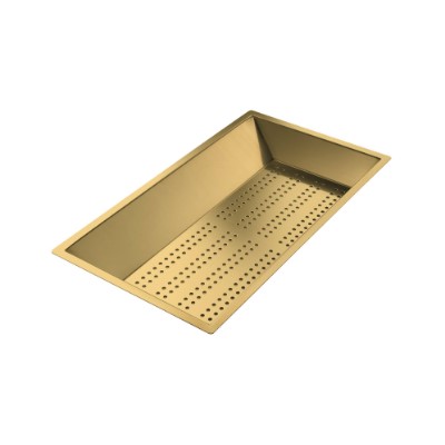 Foster SS Perforated Tray Pvd Gold Image