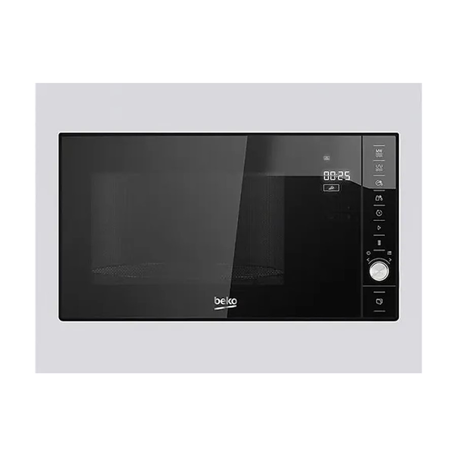 product image Beko Microwave Built-In Black 25 Litre H 45cm x W 59.5cm x D 40.0cm With Inox Frame