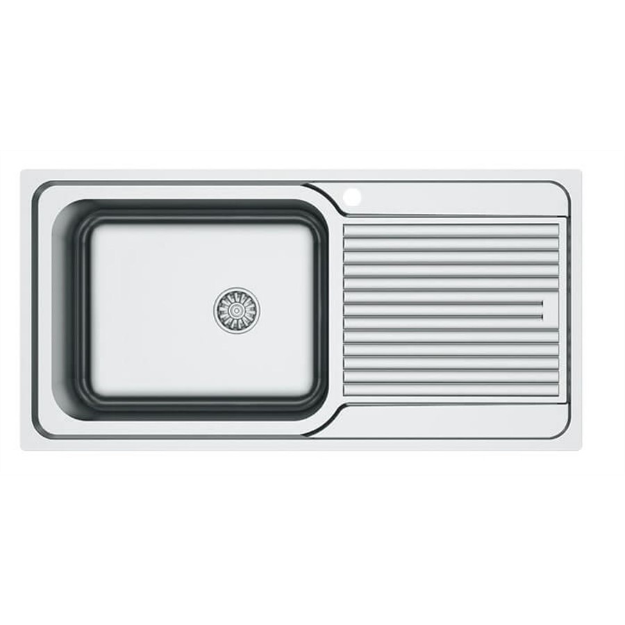 product image Asil Sink 1 Bowl S/Steel 50 x 100 cm Drain Left