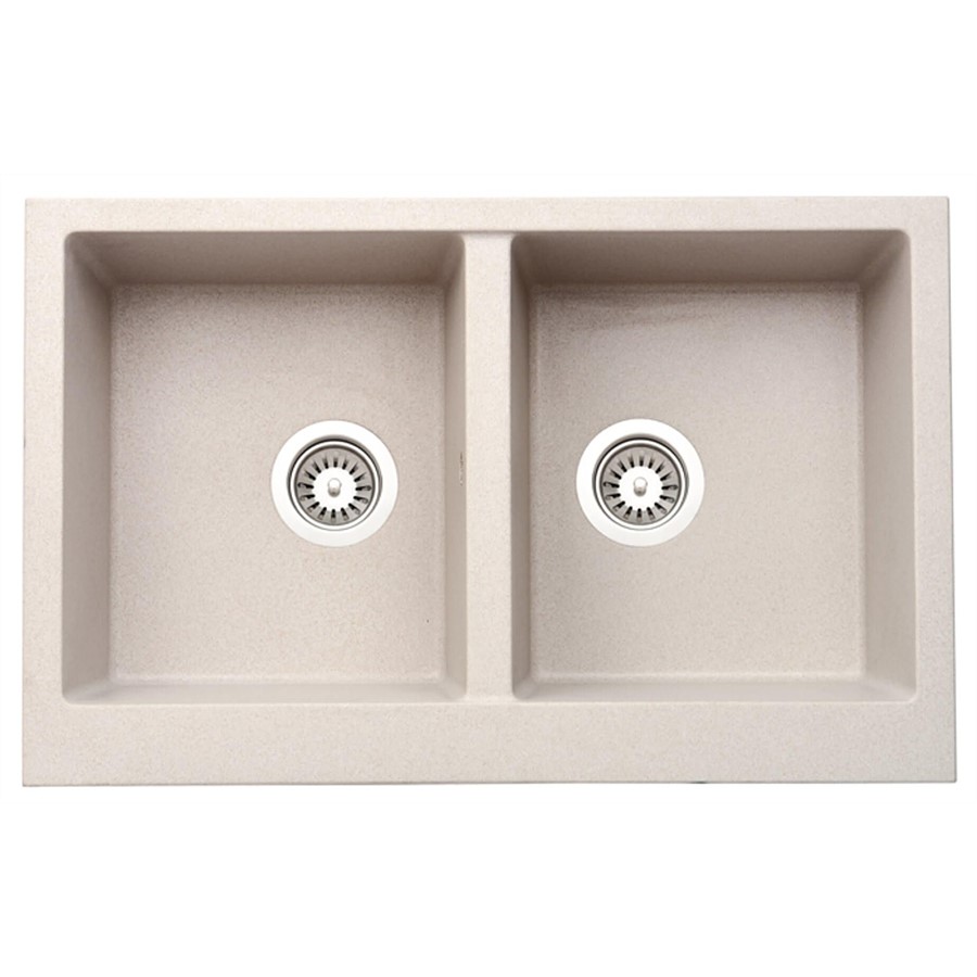 product image Asil Sink 2 Bowl Beige Granite 79 x50 cm 