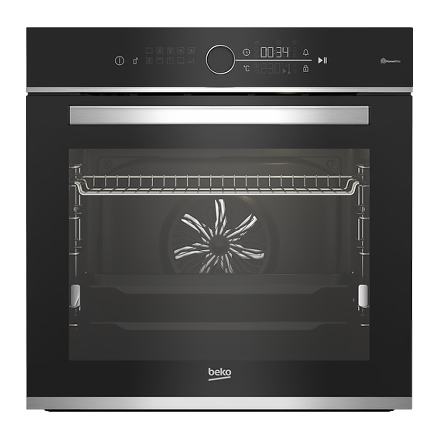 product image Beko Oven BuiltIn Pyrolitic WiFi Blk 72L H 59.50 cm x W 59.40 cm x D 56.70 cm