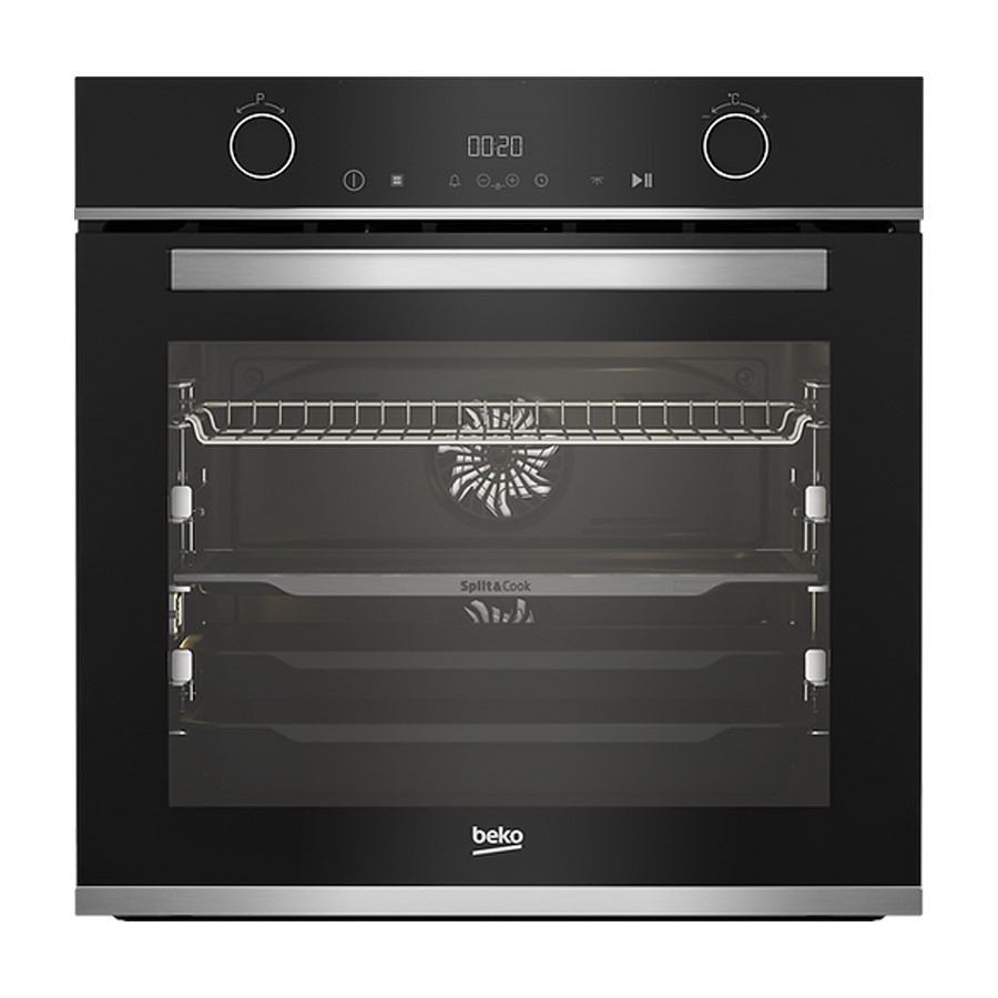 product image Beko Oven Split & Cook Built-In Black H 59.50 cm x W 59.40 cm x D 56.70 cm