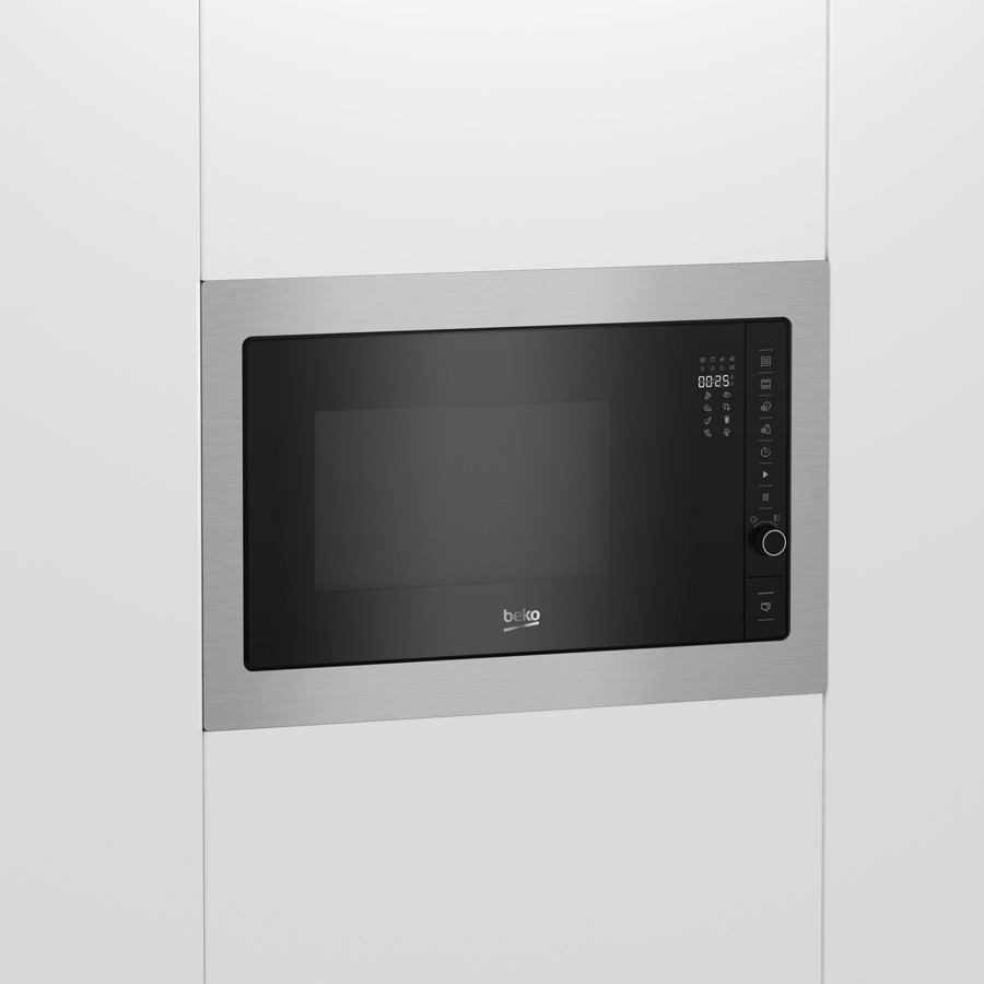 product image Beko Microwave+Grill Built-in Black 25 L H 38.8cm x W 59.5cm x D 40cm - With Inox Frame