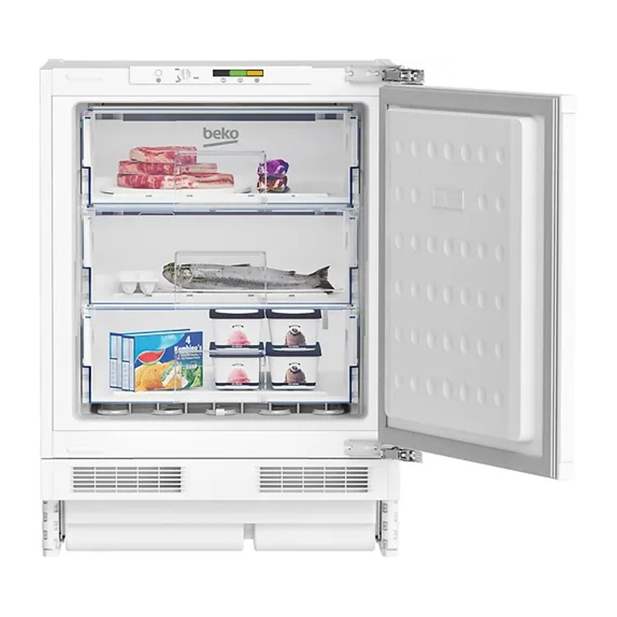 product image Beko Freezer 3 Drawer Built Under White H 81.8cm x W 59.5cm x D 54.5cm