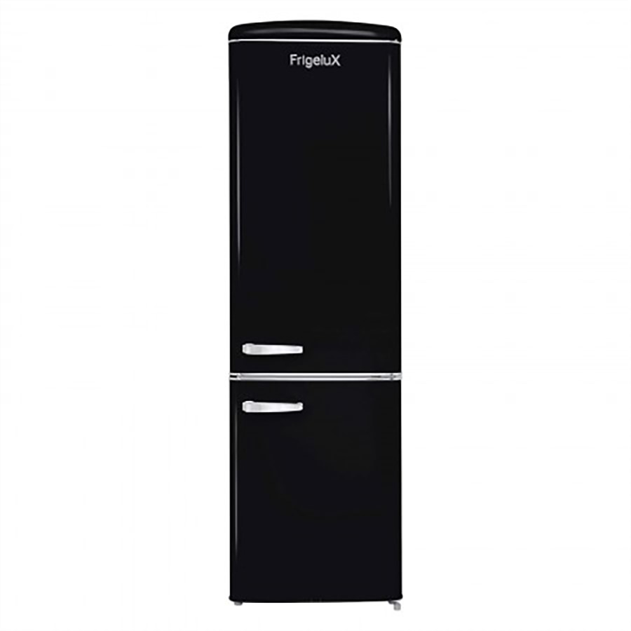 product image FrigeluX Fridge Freezer Black 244 Litres H 181cm x W 55cm x D 57.5cm