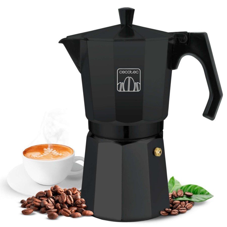 product image Cecotec Moka Coffee Maker Black H 26.00 cm x W 21.00 cm x D 26.00 cm