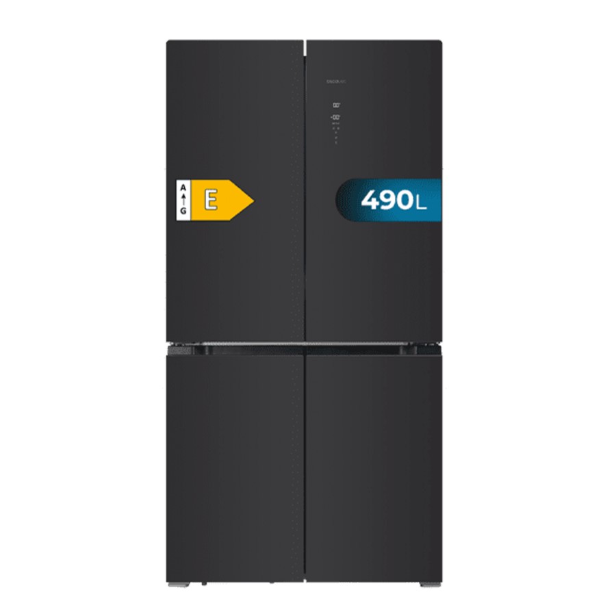 product image Cecotec Fridge Black 4 Doors 490 L H 183.0cm x W 91.1cm x D 63.6cm