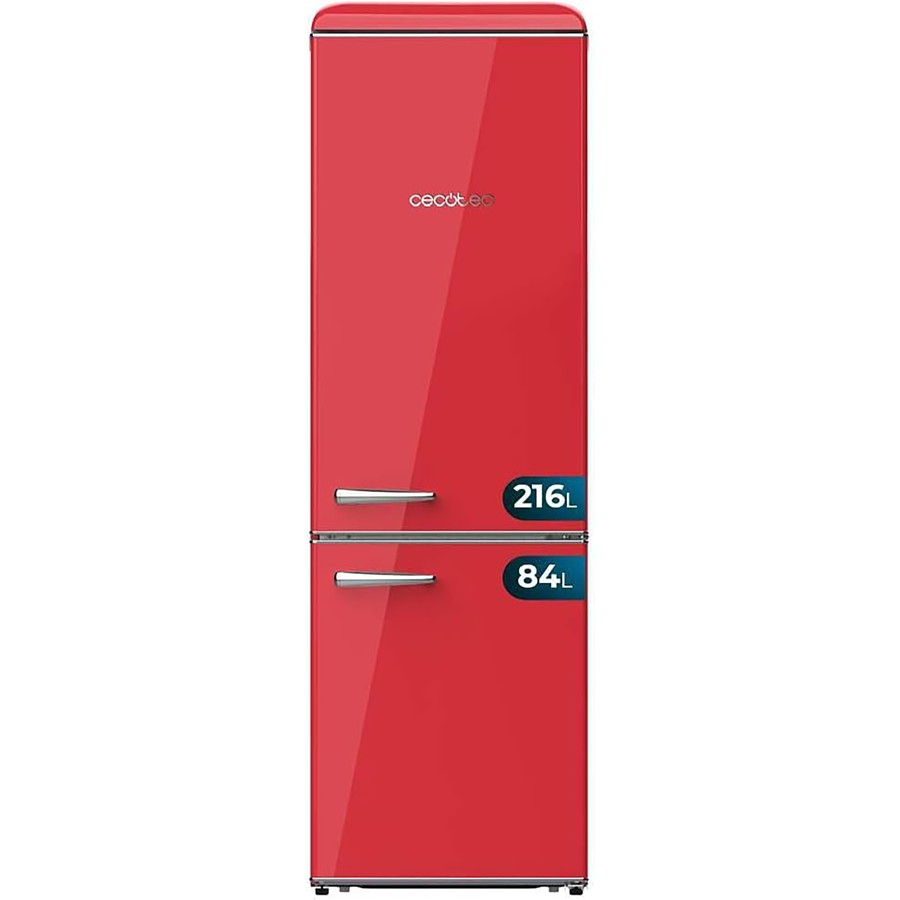 product image Cecotec Retro Fridge Combi Red 300 L H 191.5cm x W 59.5cm x D 60cm