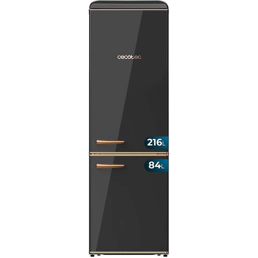 product image Cecotec Retro Fridge/F Combi Black 300 L H 192.00 cm x W 59.90 cm x D 62.80 cm