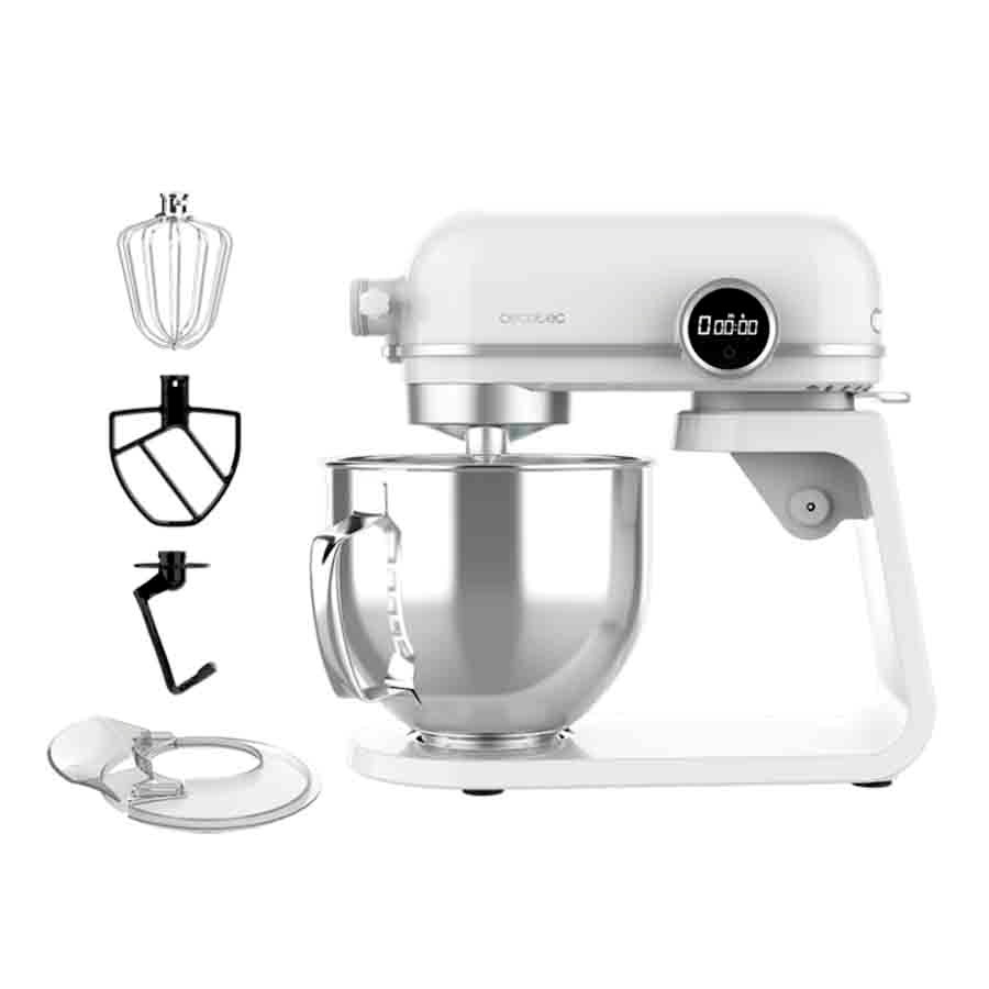 product image Cecotec Stand Mixer White/Steel 800 W Twist & Fusion 5.2 Litre
