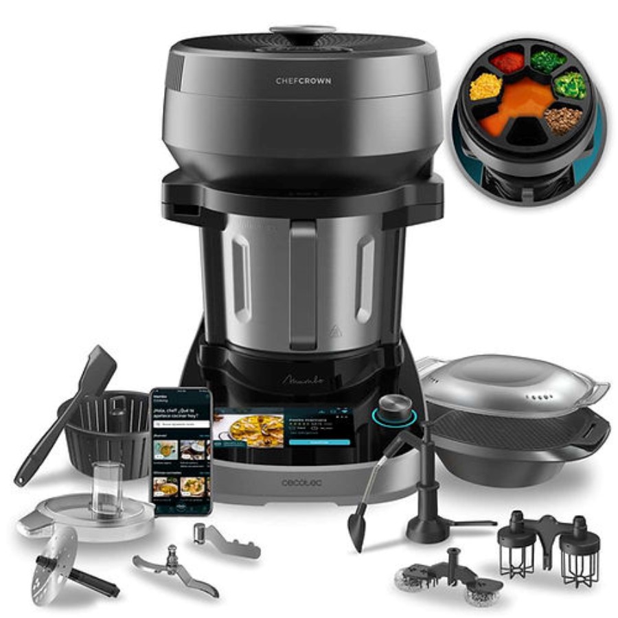 product image Cecotec Kitchen Robot Food Dispenser Mambo CooKing Unique multifunction kitchen robot with food dispenser