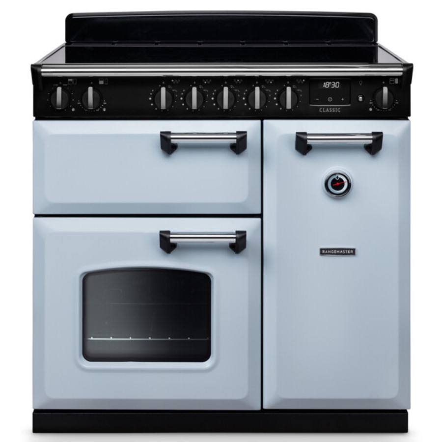 product image RangeM Induction Hob Blue/Chrome 100 cm H 89.50 / 93.50 cm x W 99.40 cm x D 61.70 cm