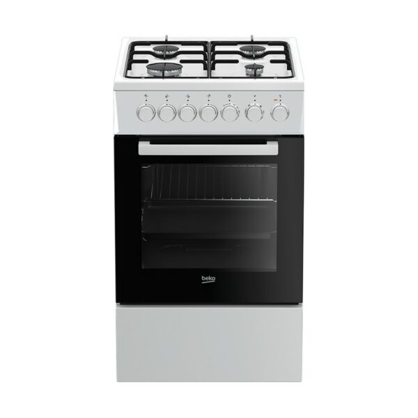 Beko  Cooker Dual Fuel 50cm White