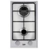 Beko Gas Hob 2 Burners Stainless Steel