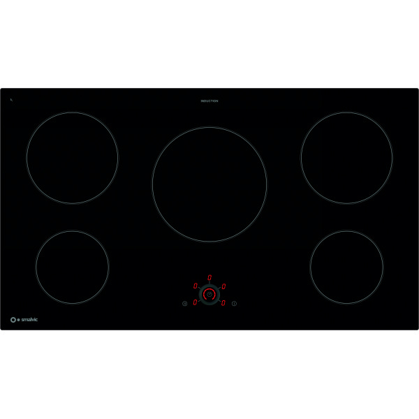 Glass Ceramic induction hob with 5 burners available at Flamingo Qormi