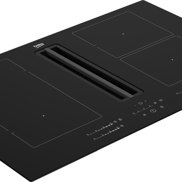 Beko Induction Hob Integrated Hood 80cm - Image 2