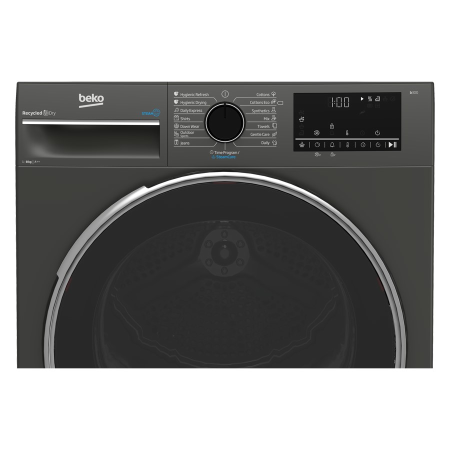 Beko 8kg Tumble Dryer with Sensor Blk - Image 4