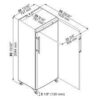 Liebherr Fridge Commercial Inox 201x75cm - Image 2