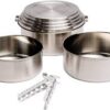 Compact Outdoor Pot Set of 3