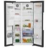 Beko Fridge Freezer American Style With Water Dispenser Dark Ino - Image 2