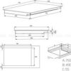 Beko Built-In Induction Hob Full Flexi 80cm Black - Image 2