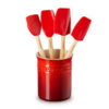 Le Creuset Set of Crock & 4 Craft Utensils - Image 4