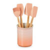 Le Creuset Set of Crock & 4 Craft Utensils - Image 5