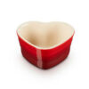Le Creuset Stoneware Heart Ramekin 0.3L Cerise