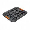 Le Creuset Bakeware 12 Madeleine Tray 24cm Black