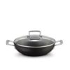 Le Creuset Provençale Shallow Casserole with Glass Lid 30cm Black