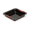 Le Creuset Bakeware Square Fluted Tarte Tin 23 cm Black